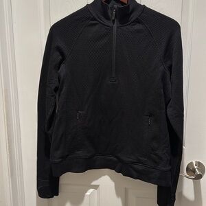 Lululemon Black Engineered Warmth Half Zip